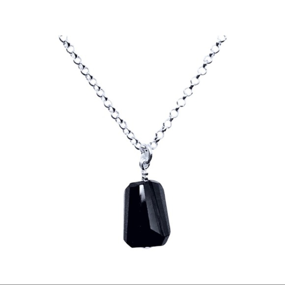 Hand Made Black Spinel Charm Necklace - Picture 7 of 7